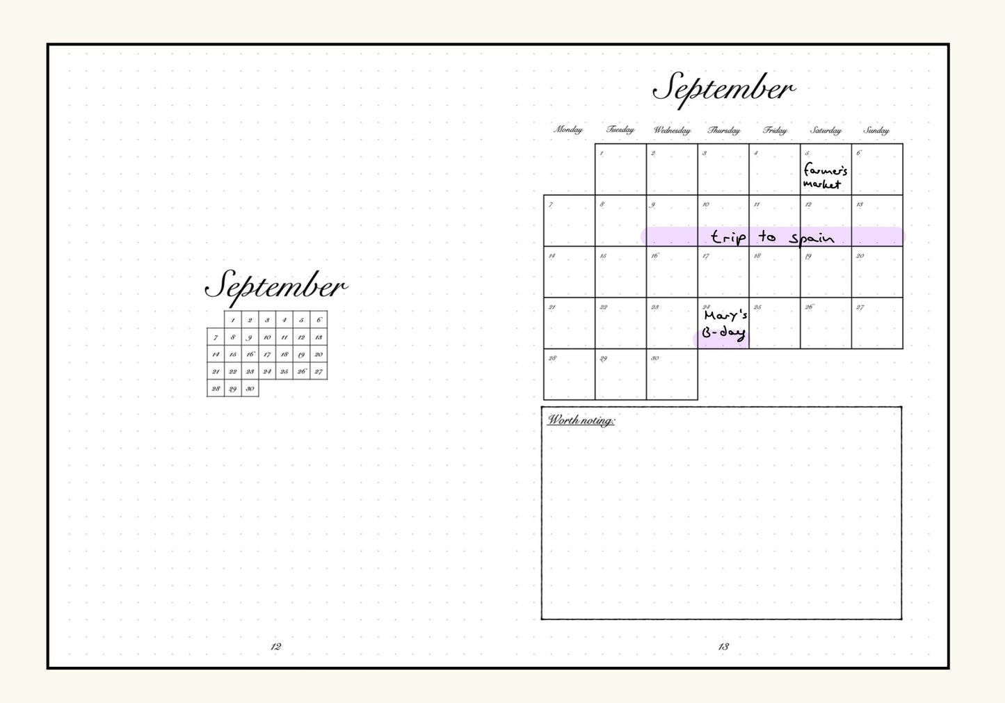 Not A Journal 2026 - September to December